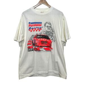Vintage 1991 Single Stitch Derrike Cope Daytona 500 Purolator Racing Shirt